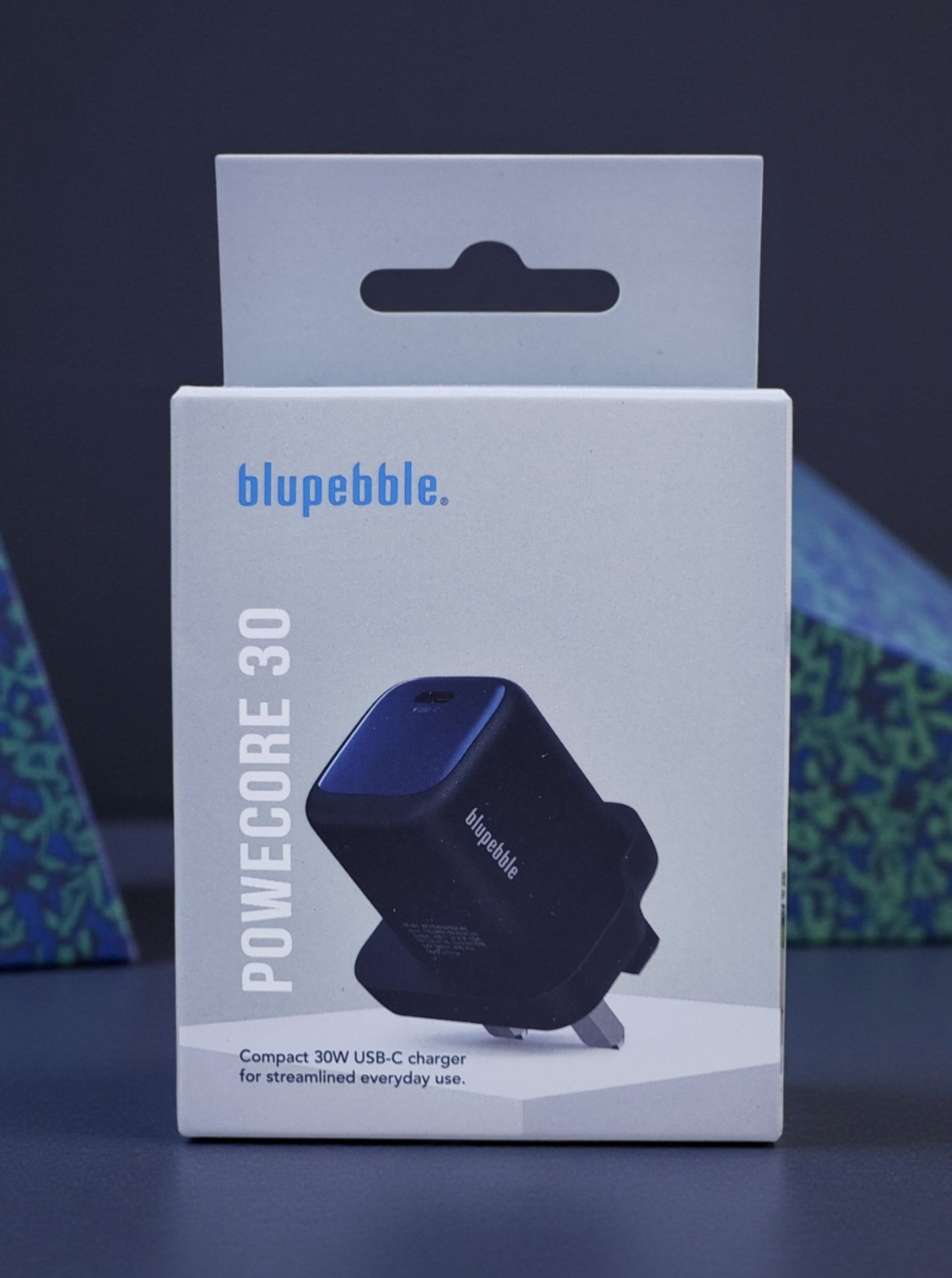BLUPEBBLE POWERCORE 30W USB C CHARGER BLACK BP-PD30GANUK-BK thumbnail 2