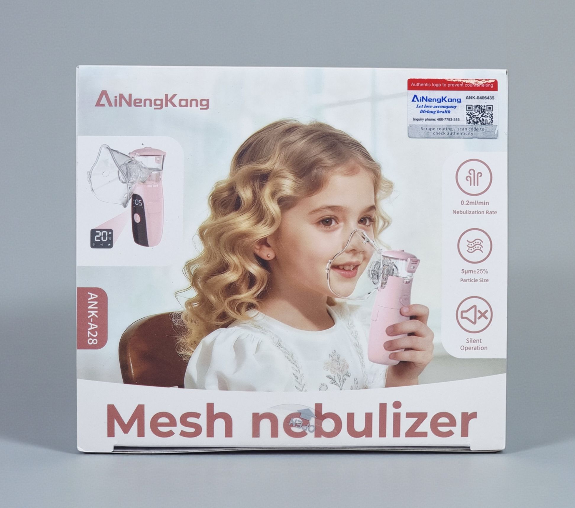 AINENGKONG DIGITAL MESH NEBULIZER ANK-A28 thumbnail 2