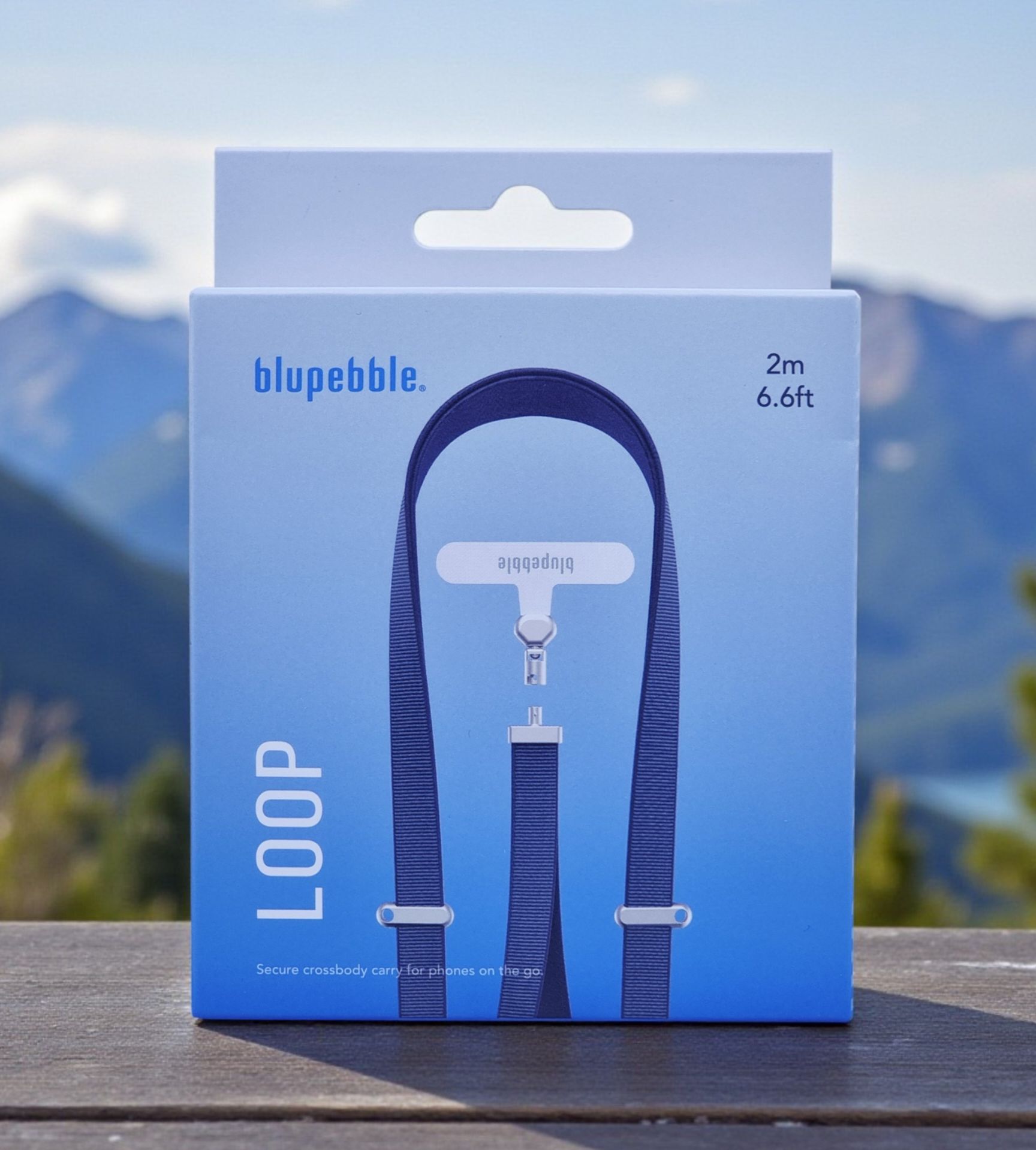 BLUPEBBLE MOBILE LOOP STRAP BLUE BP-LOOP-BL thumbnail 2