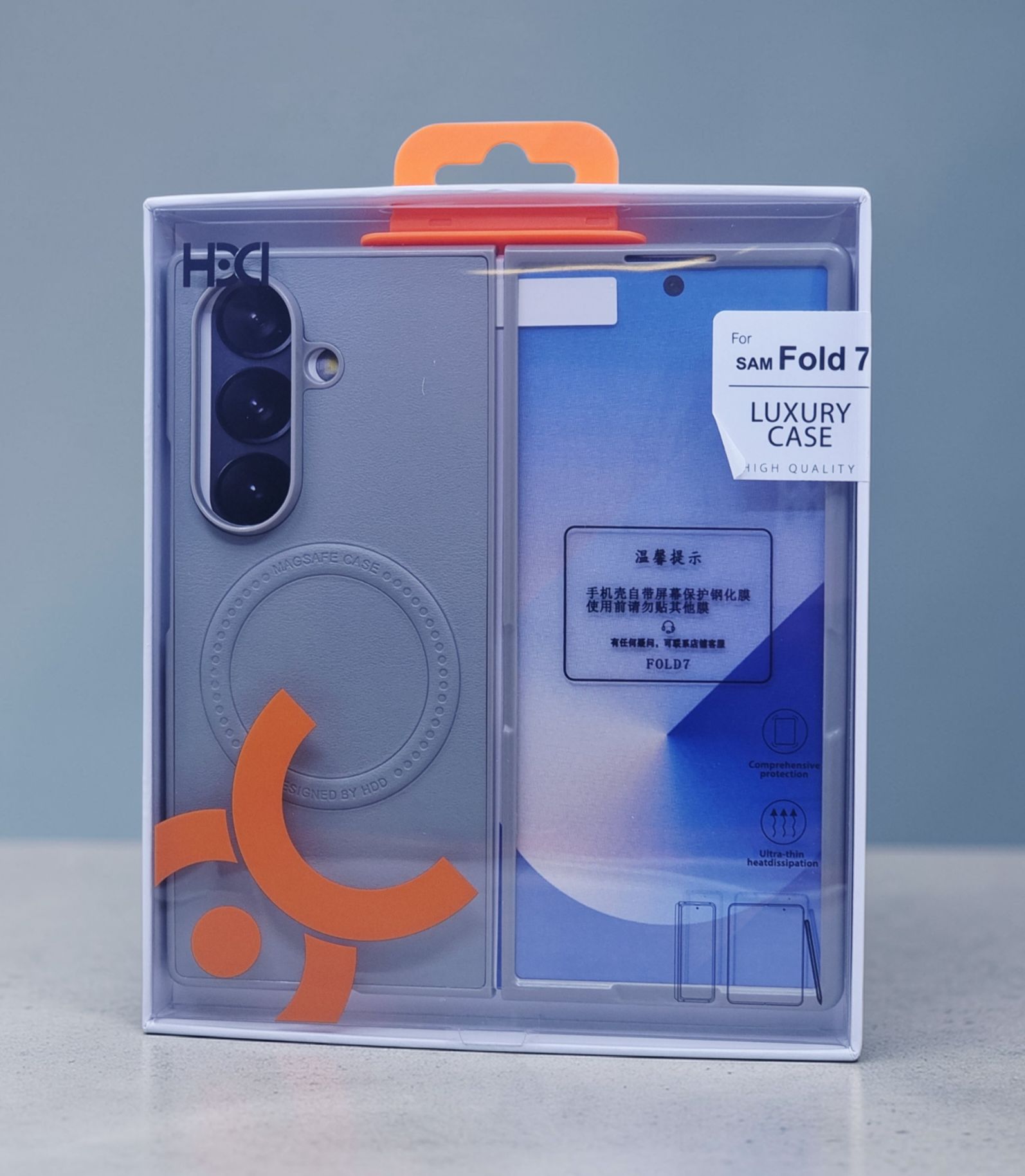 SAMSUNG GALAXY FOLD 7 LUXURY CASE WITH MAGSAFE GRAY thumbnail 2