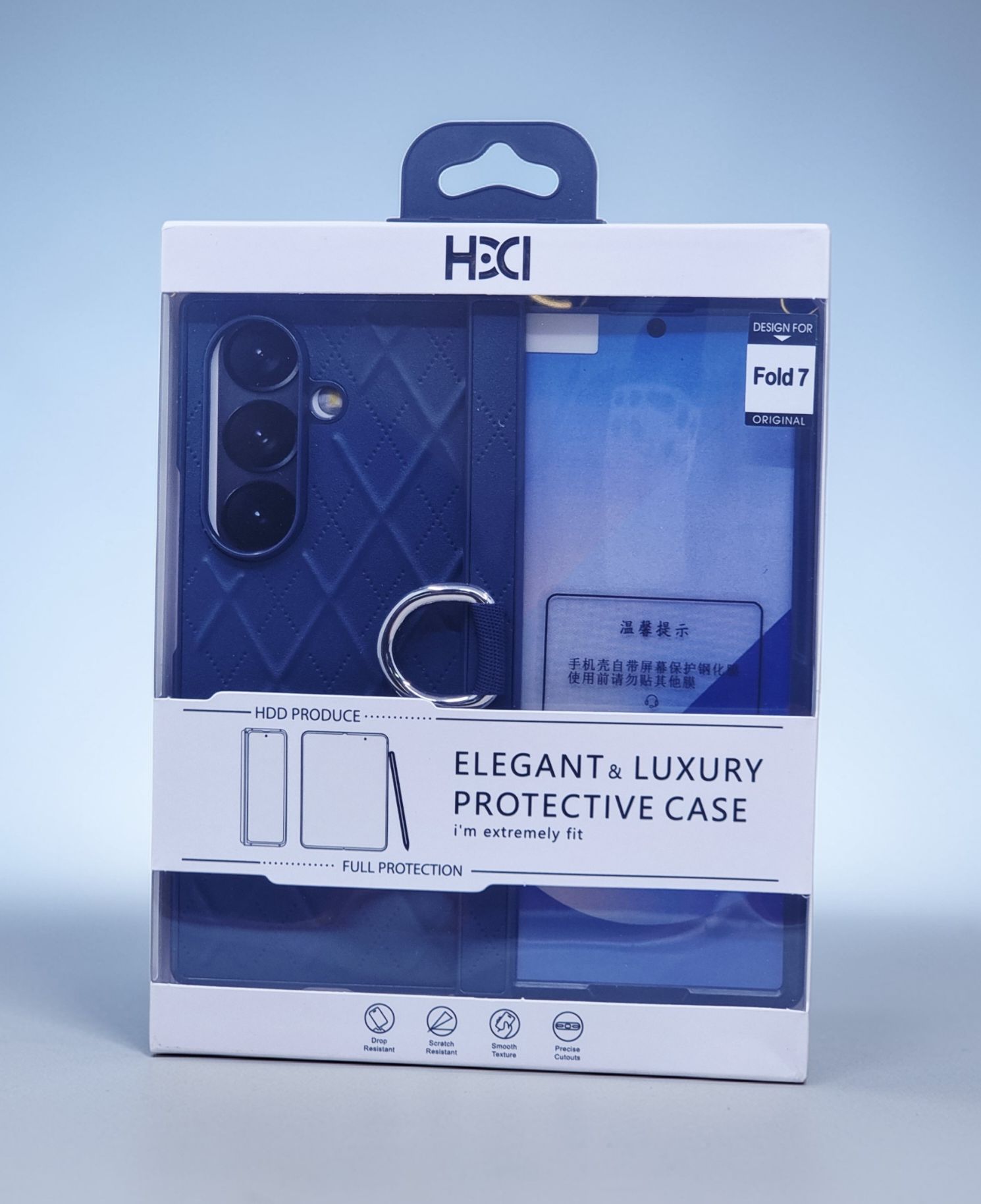 SAMSUNG GALAXY FOLD 7 ELEGANT LUXURY CASE BLUE thumbnail 2