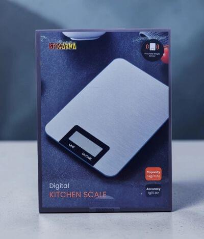 EPICARMA DIGITAL KITCHEN SCALE GRAY EA-KS2516-GY thumbnail 2