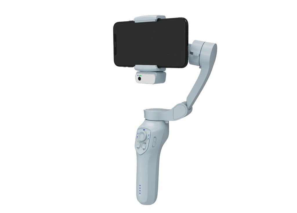 PORODO 3 AXIS GIMBLE STABILIZER GRAY PD-AITGM-GY thumbnail 2