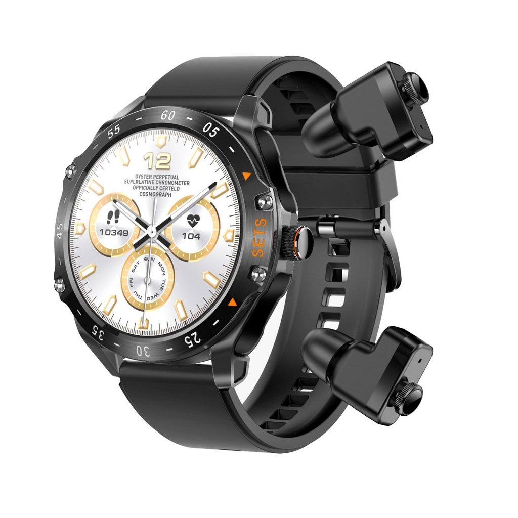 PORODO HYPE SMARTWATCH WITH EARBUDS BLACK PD-HYPE-BK thumbnail 2
