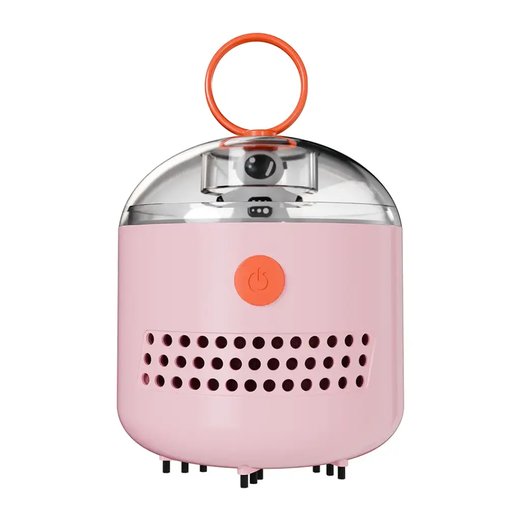 PORODO KIDS ELECTRIC SHARPENER & VACUUM RECHARGEABLE STATIONARY SET PINK PD-LFST130-PK thumbnail 2