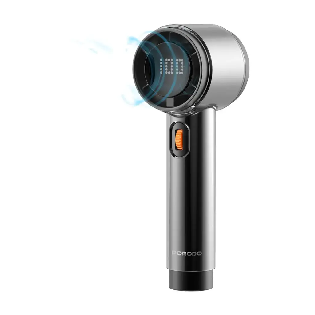 PORODO LIFESTYLE AIR BOOST TURBO FAN BLACK PD-LFST152-BK thumbnail 2