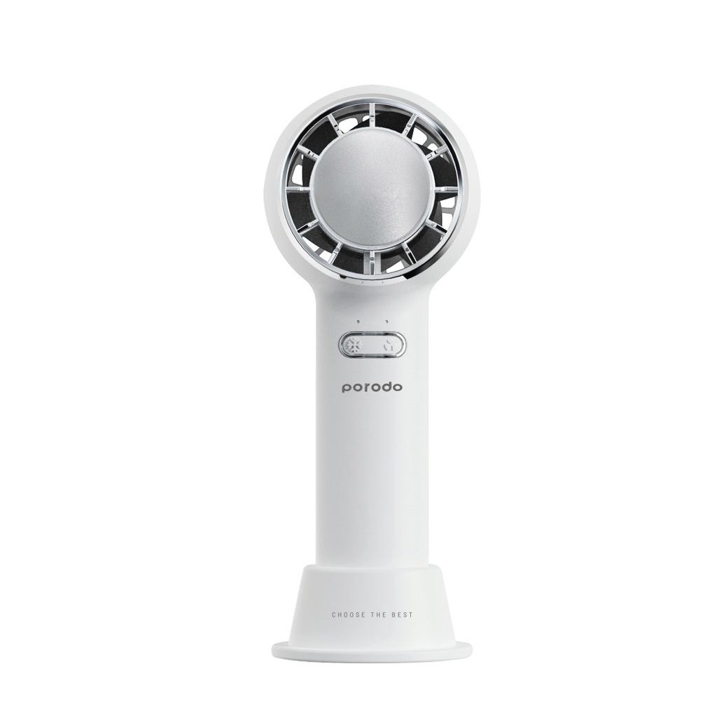 PORODO LIFESTYLE PORTABLE HANDHELD TURBO FAN WITH COLD COMPRESS thumbnail 2