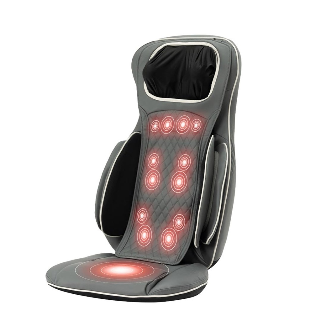 PORODO LIFESTYLE NECK AND BACK SEAT MASSAGER GRAY PD-LSNBMS-DKGY thumbnail 2