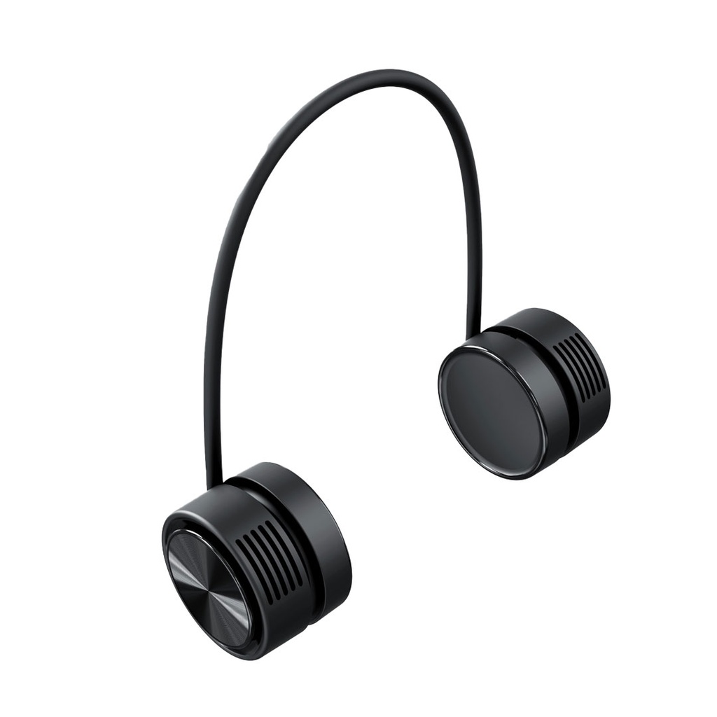 PORODO LIFESTYLE FLEXICOOL PORTABLE NECK FAN BLACK PD-LSNCFAN-BK thumbnail 2