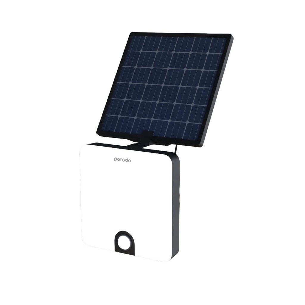 PORODO SMART OUTDOOR SOLAR LAMP BLACK PD-LSSLRLMP thumbnail 2