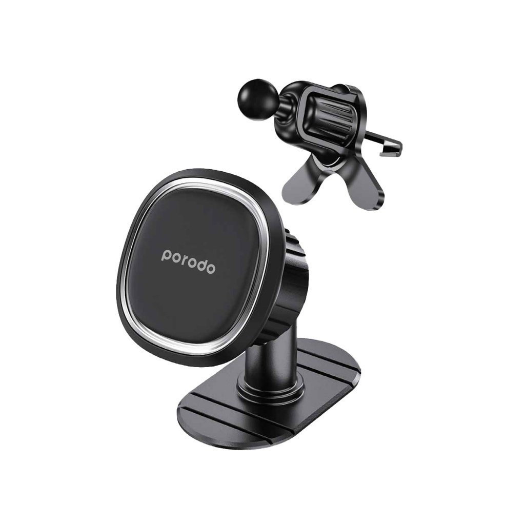 PORODO UNIVERSAL DUAL MODE MAGNETIC PHONE MOUNT BLACK PD-MGCPH-BK thumbnail 2