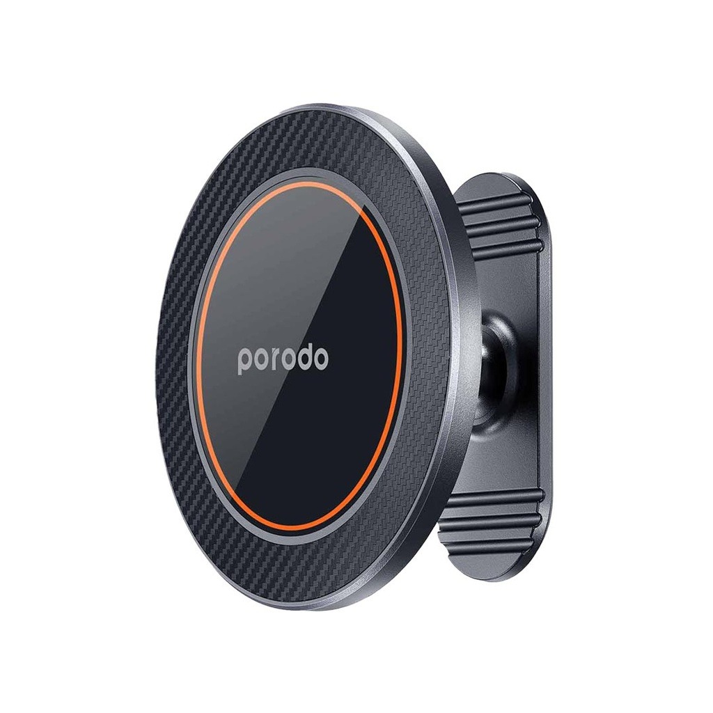 PORODO STICK-ON MAGSAFE ALL-PURPOSE MOUNT SMOOTH SWIVEL BLACK PD-MGMNT3-BK thumbnail 2