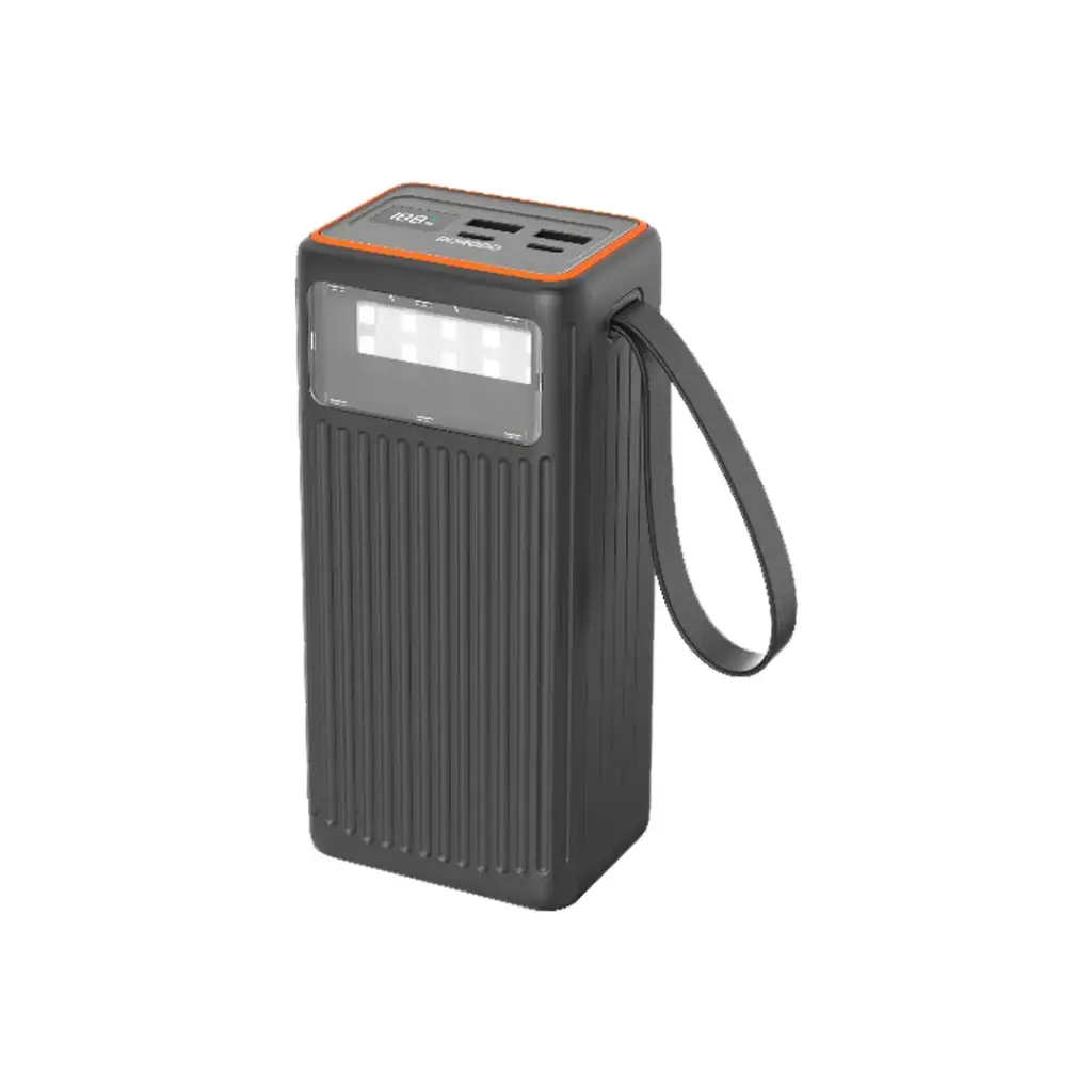 PORODO 40000MAH MULTI DEVICE PD CHARGING POWERBANK BLACK PD-PBFCH079-BK thumbnail 2