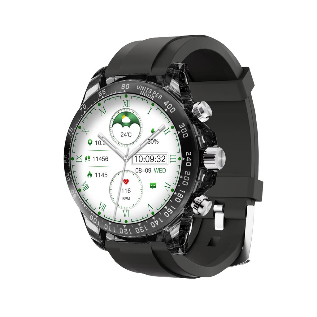 PORODO RAYTONA  SMART WATCH BLACK PD-RAYTONA-BK thumbnail 2