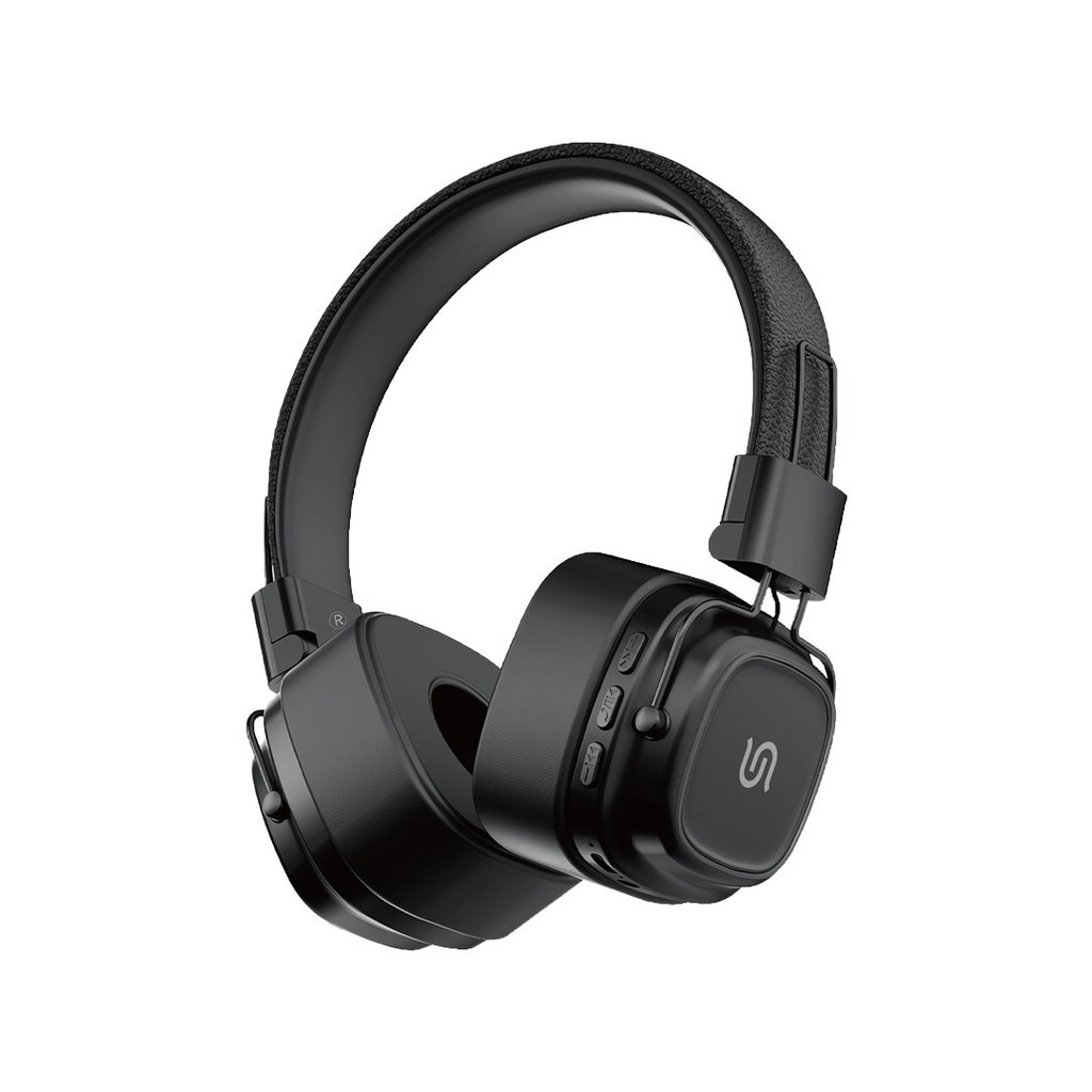 PORODO SOUNDTECH VINTAGE WIRELESS ENC HEADPHONE BLACK PD-STWLEP037-BK thumbnail 2