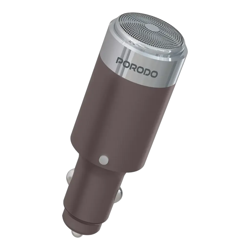 PORODO SHAVE N DRIVE MULTI FUNCTION CAR CHARGER SHAVER HEAD PD30W BROWN PDCCR30BR thumbnail 2