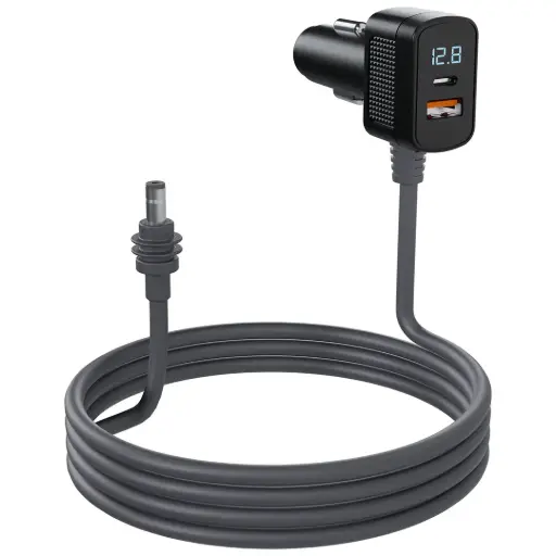 PORODO STARLINK MINI DC PLUG CAR CHARGER GREY PD36W 3M PDCCRTR69GY thumbnail 2