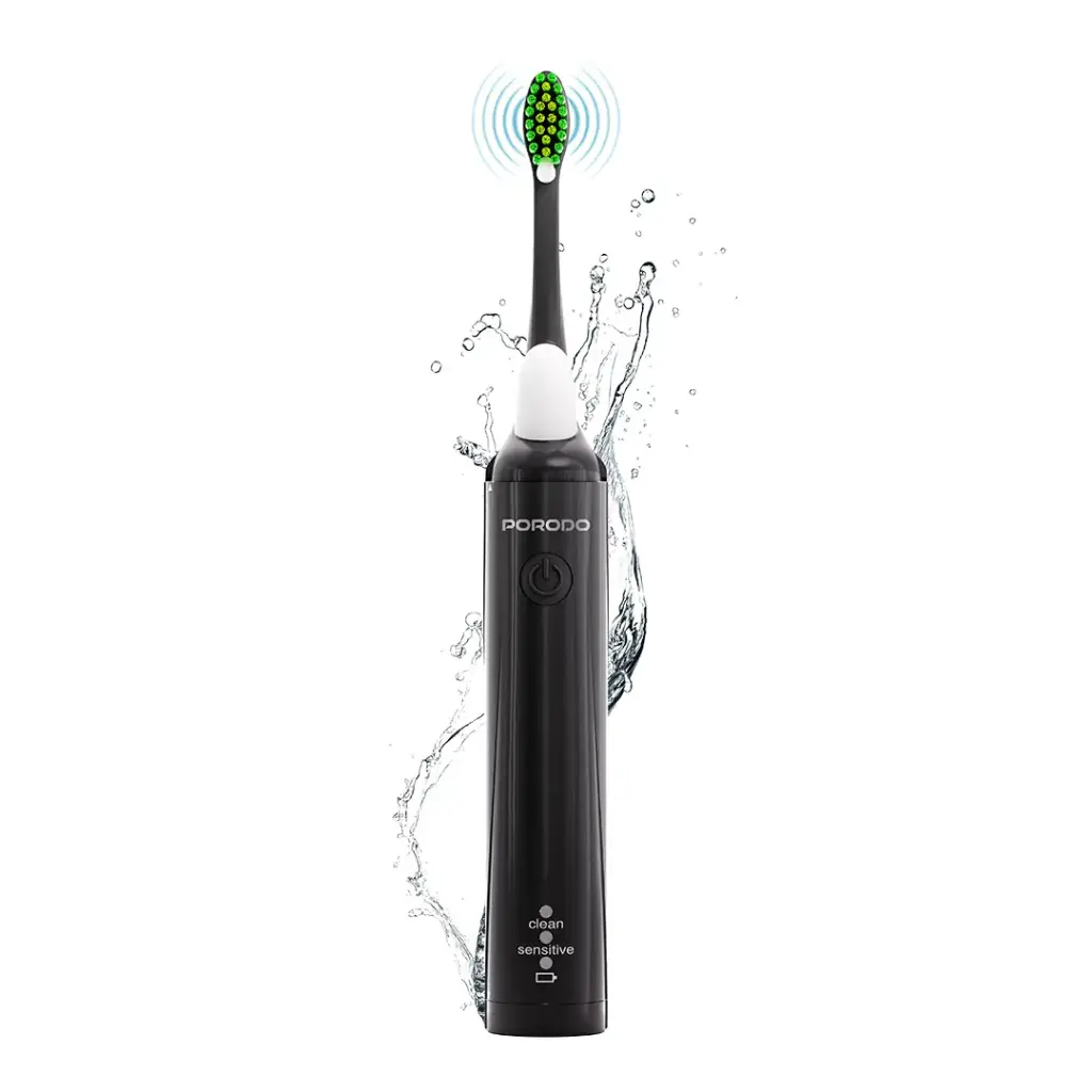 PORODO LIFESTYLE RECHARGEABLE ELECTRIC TOOTHBRUSH-BLACK-PDLFST210BK thumbnail 2