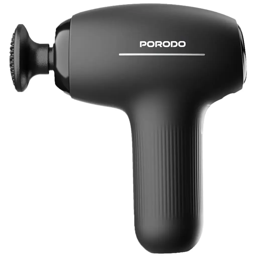 PORODO LIFESTYLE CORDLESS MINI MASSAGE GUN BLACK PDLFSTMG01BK thumbnail 2