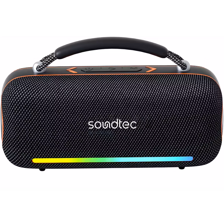 PORODO SOUNDTECH SONIFY PORTABLE WIRELESS SPEAKER BLACK PDSTBTSH9BK thumbnail 2