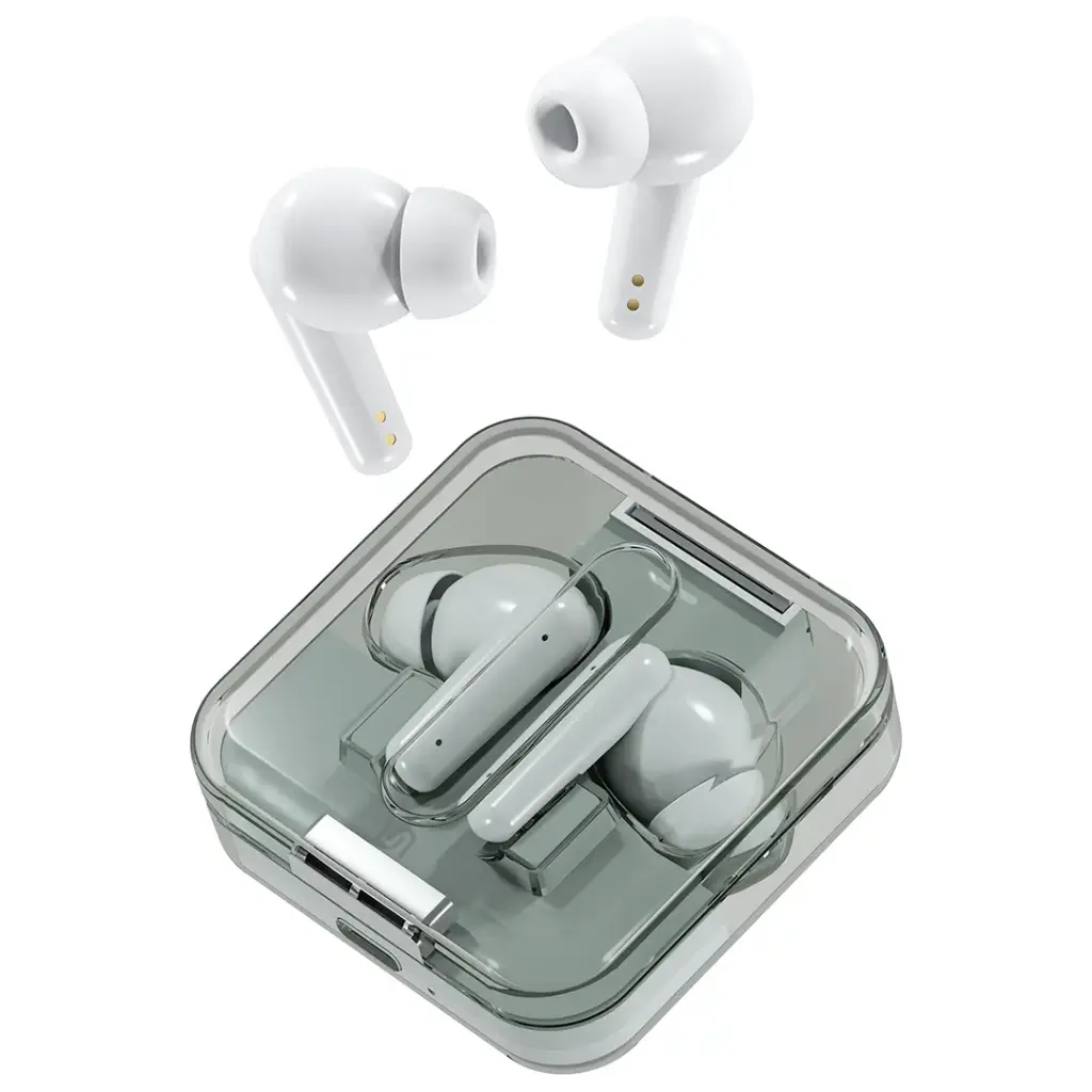 PORODO SOUNDTECH VIBE WIRELESS EARBUDS WHITE PDSTS168WH thumbnail 2