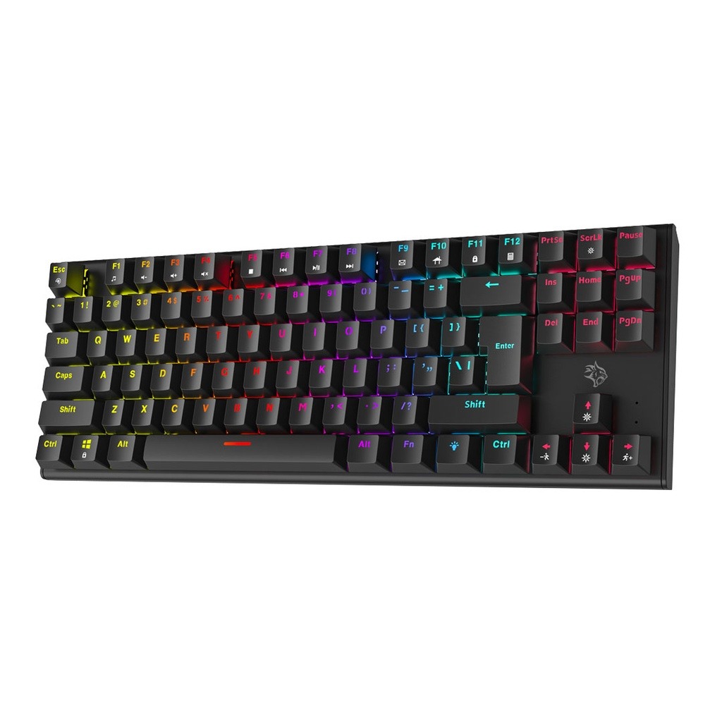 PORODO GAMING TKL MECHANICAL KEYBOARD PDX222 BLACK PDX222-BK thumbnail 2