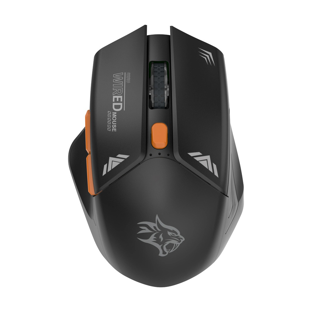 PORODO GAMING DESIGN WIRELESS MOUSE BLACK PD323-BK thumbnail 2