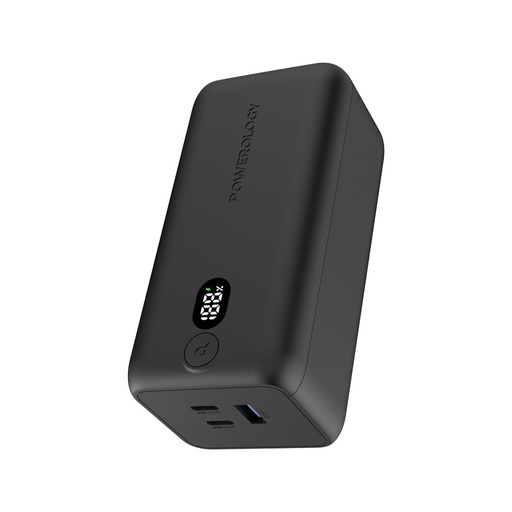 POWEROLOGY ONYX 20000 MAH PD 65W DUAL USB-C POWER BANK BLACK PPBCHA19 thumbnail 2