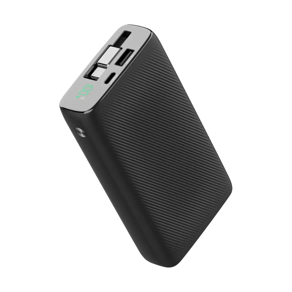 Powerology 20000mAh Retractable Cable Power Bank PPBCHA72 thumbnail 2