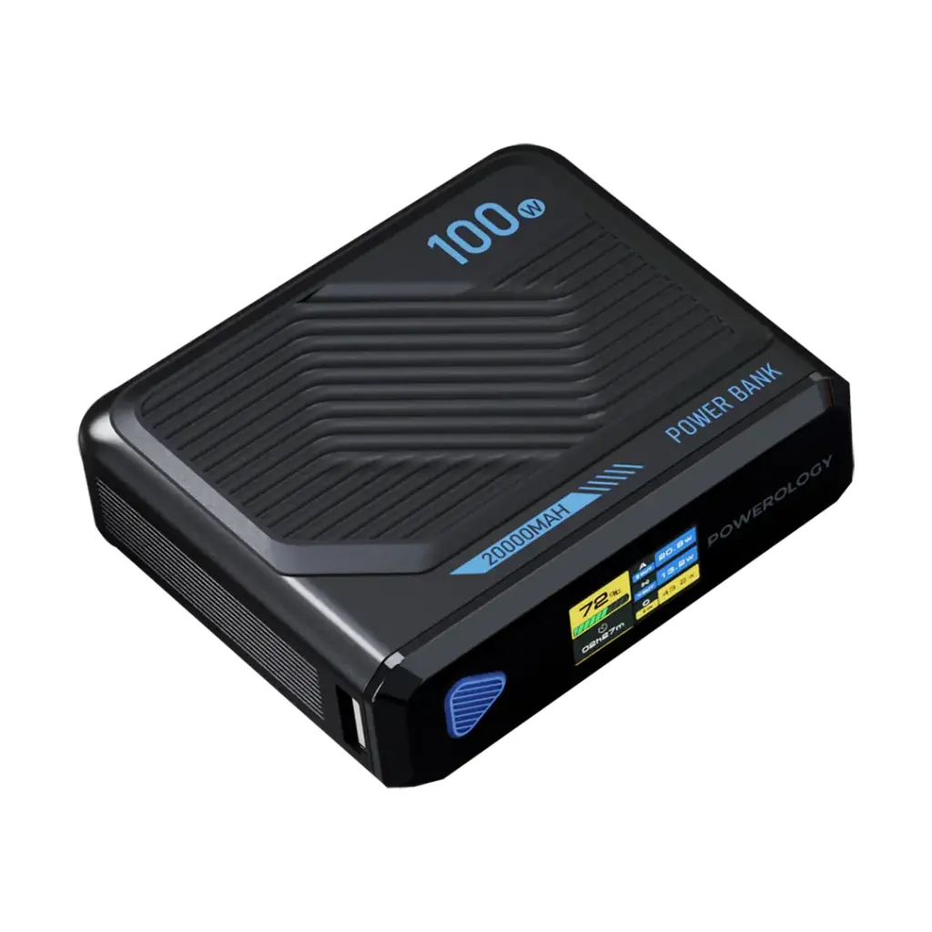 POWEROLOGY ULTRA MINI 20000MAH 15W POWERBANK BLACK PPBCHA79 thumbnail 2