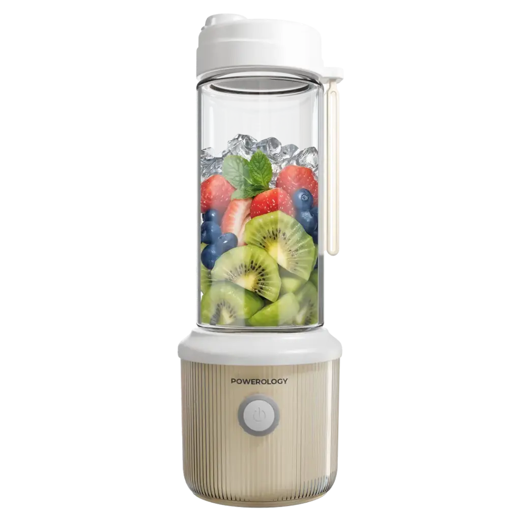 POWEROLOGY PRESS AND REFRESH PORTABLE BLENDER WHITE PSM013WH thumbnail 2