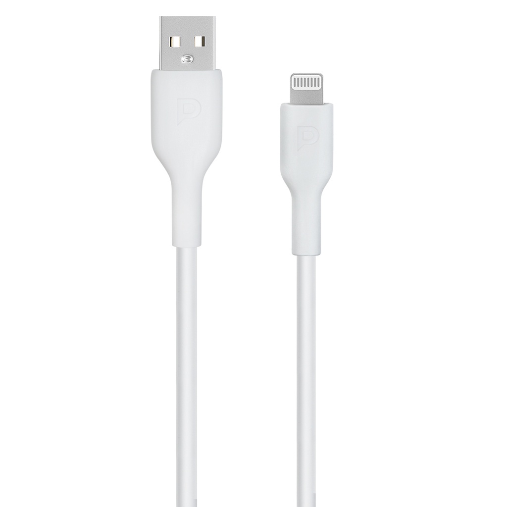 POWEROLOGY USB A TO LIGHTNING FAST CHARGING CABLE 1.2M WHITE PWATL1M-WH thumbnail 2