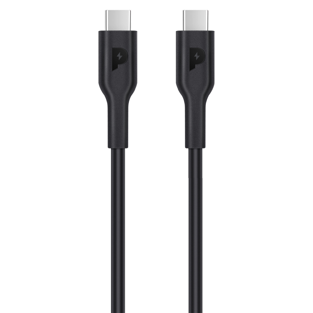 POWEROLOGY TYPE C TO TYPE C CABLE 1.2M PD100W BLACK PWCTC1M-BK thumbnail 2