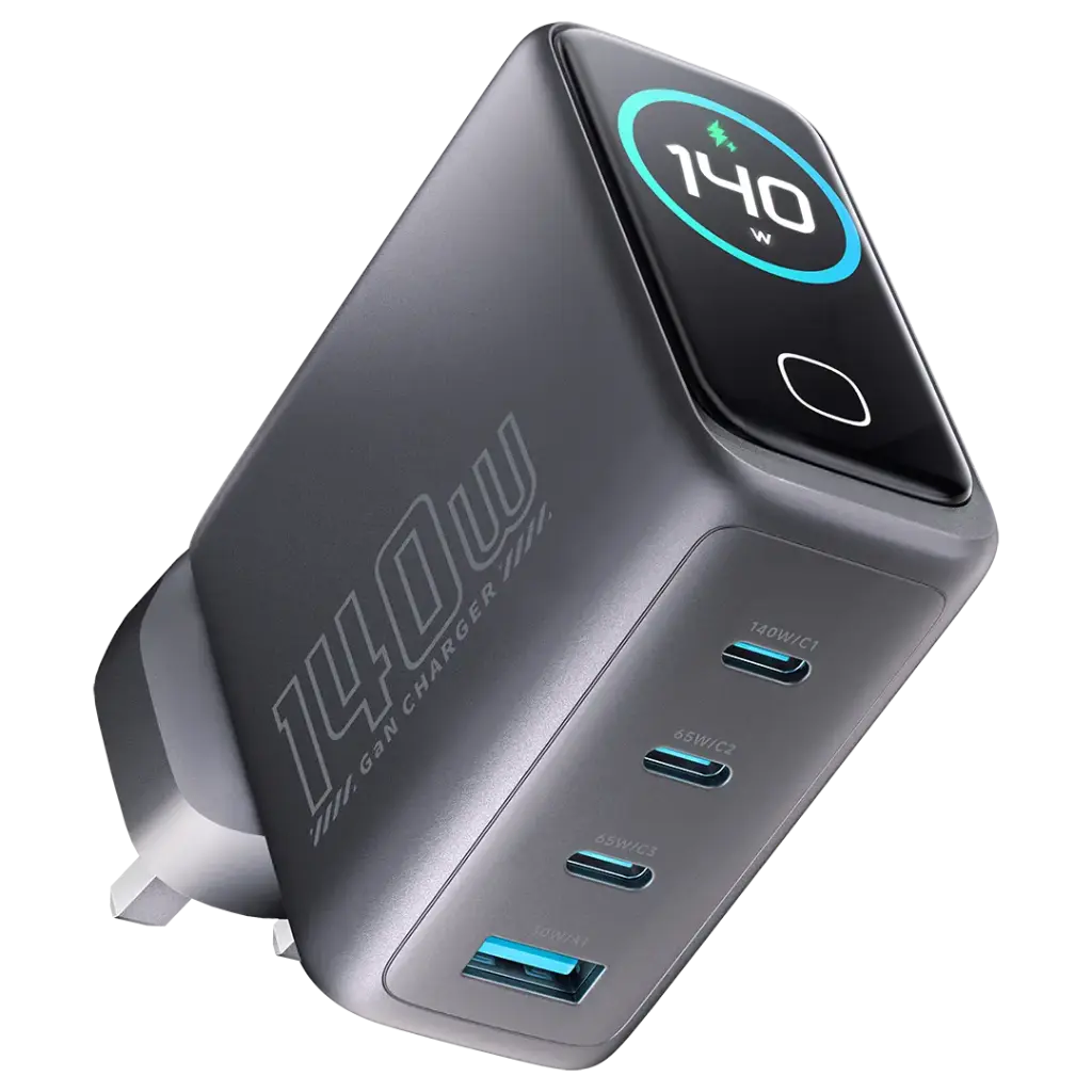 POWEROLOGY VOLTFLOW GAN WALL CHARGER PWGAN140WBK thumbnail 2
