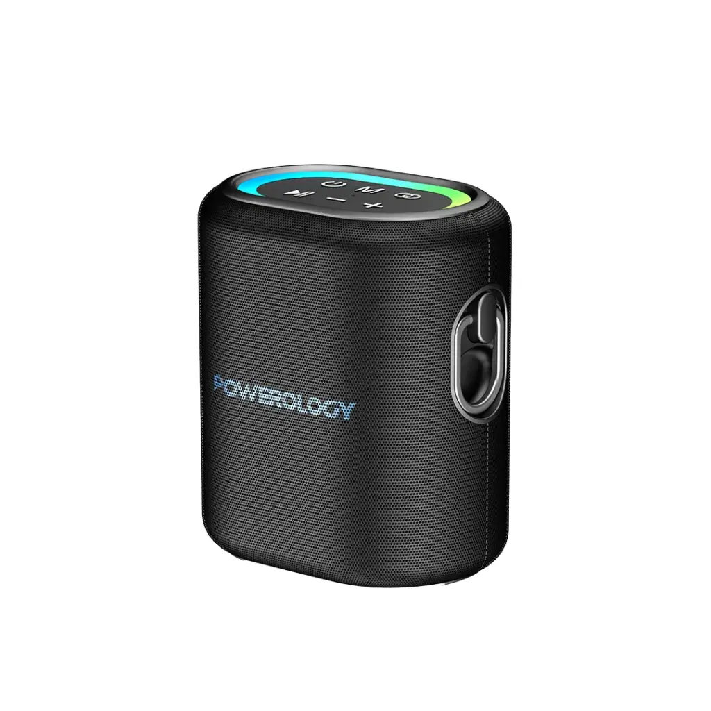 POWEROLOGY PORTABLE LOUD SPEAKER BLACK PWLAU011 thumbnail 2