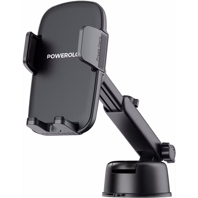 POWEROLOGY RAVEN AUTO CLAMPING CAR PHONE MOUNT BLACK PWRLX08BK thumbnail 2