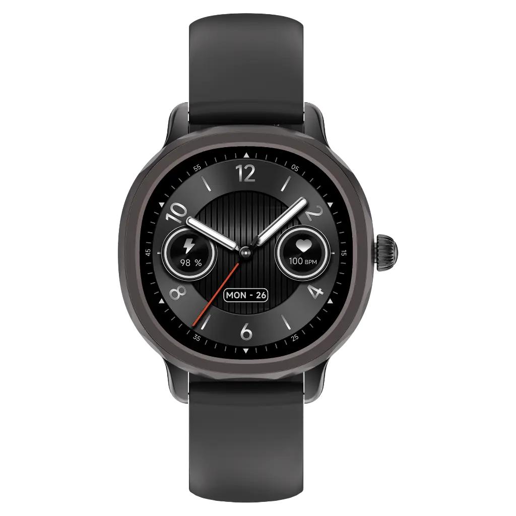 POWEROLOGY VELOFIT 1.04 SMART WATCH BLACK PWT78BK thumbnail 2