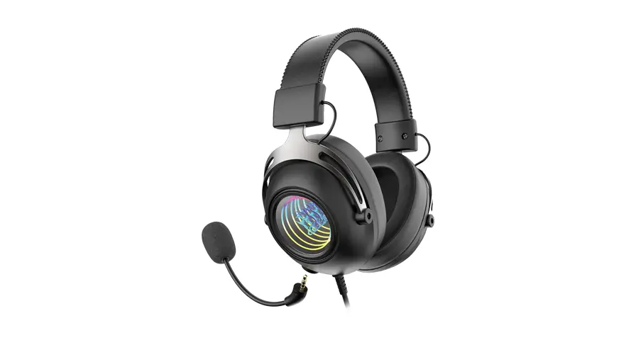 PORODO GAMING INFINITY MIRROR RGB GAMING HEADSET BLACK PDXSTGHS759BK thumbnail 2