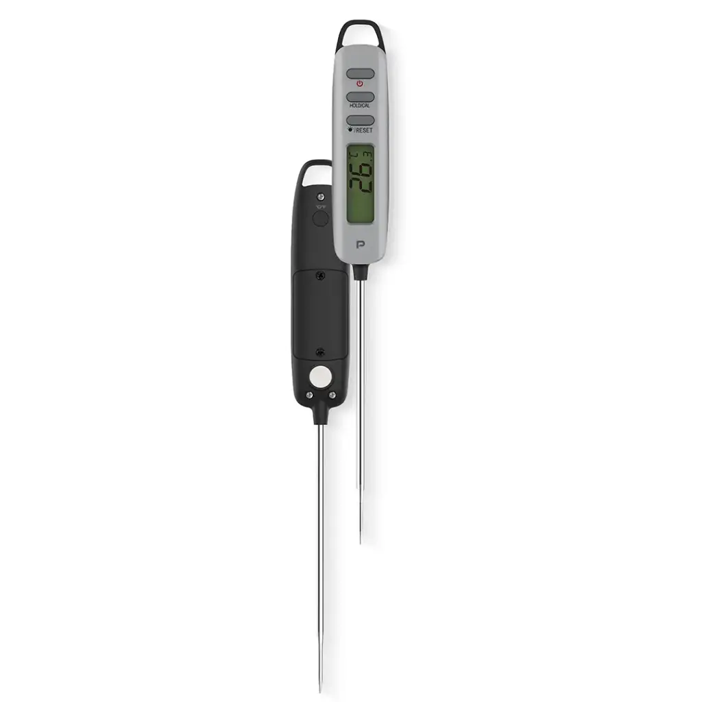 PORODO LIFESTYLE DIGITAL MEAT THERMOMETER SILVER PDLFST6027SL thumbnail 2