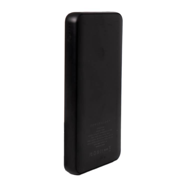 POWEROLOGY POWER BANK 10000MAH DUAL USB 2.1A BLACK P10KDPBCH thumbnail 2