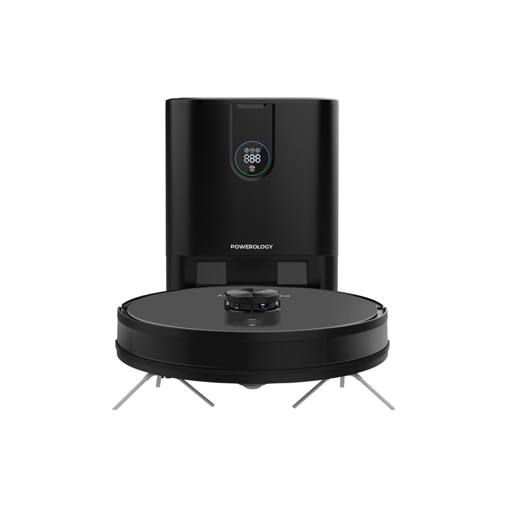 POWEROLOGY SMART STATION ROBOT VACUUM AND MOP BLACK PPBCHA59 thumbnail 2