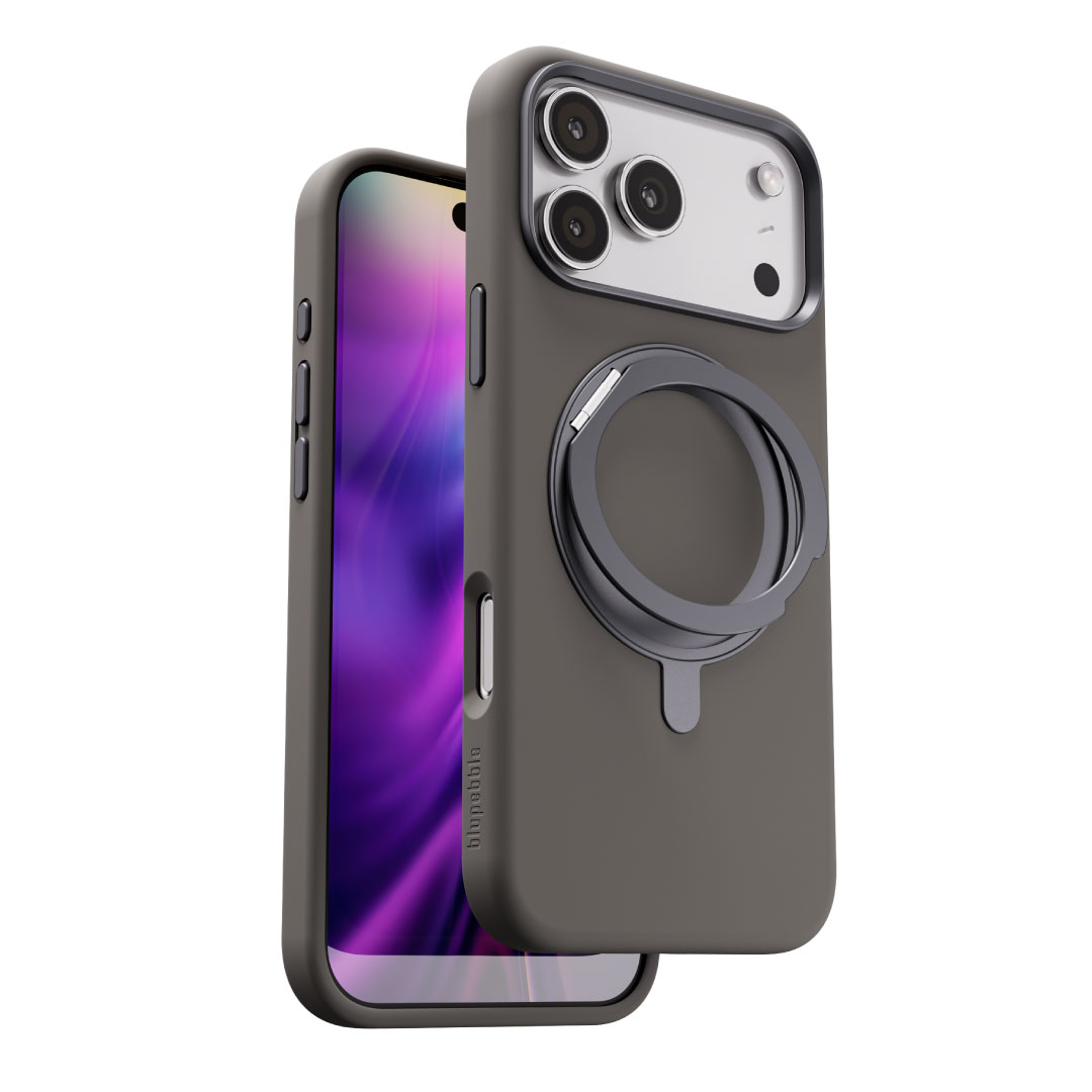 Blupebble RingFlex Case With MagSafe For iPhone 17 Pro Max Gray BP-IPRGFLX17MAX-GY thumbnail 2