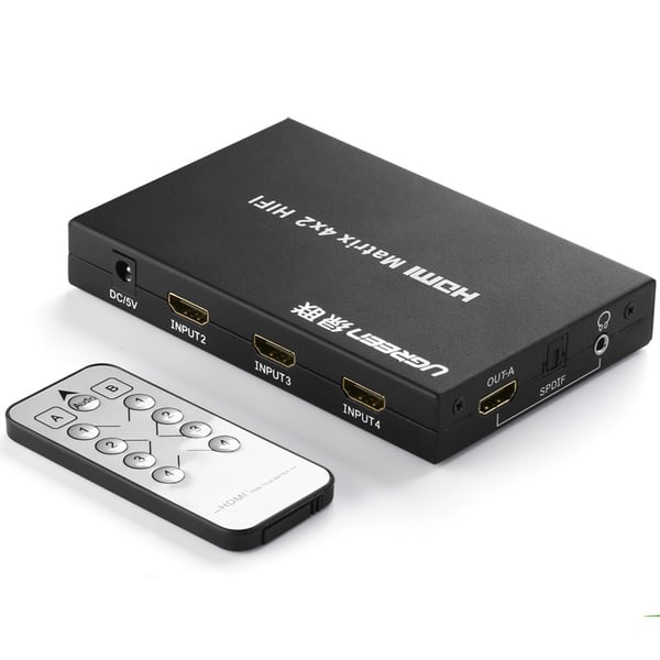 UGREEN 4X2 HDMI MATRIX SWITCH BOX 40216 thumbnail 2