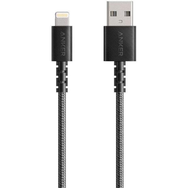 ANKER POWERLINE SELECT + USB CABLE WITH LIGHTNING CONNECTOR 3FT BLACK A8012H12 thumbnail 2