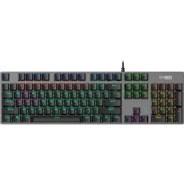 ALTEC WIRED GAMING KEYBOARD BLUE SWITCH GRAY ALGK8414-GY thumbnail 2