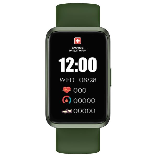 SWISS MILITARY RHINE 2  WATCH WITH SMART BAND GREEN SM-BAND-RHINE2-GRNFSIS thumbnail 2