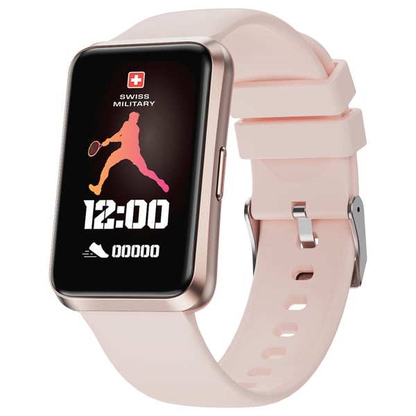 SWISS MILITARY RHINE 2  WATCH WITH SMART BAND PINK SM-BAND-RHINE2-PNKFSIS thumbnail 2