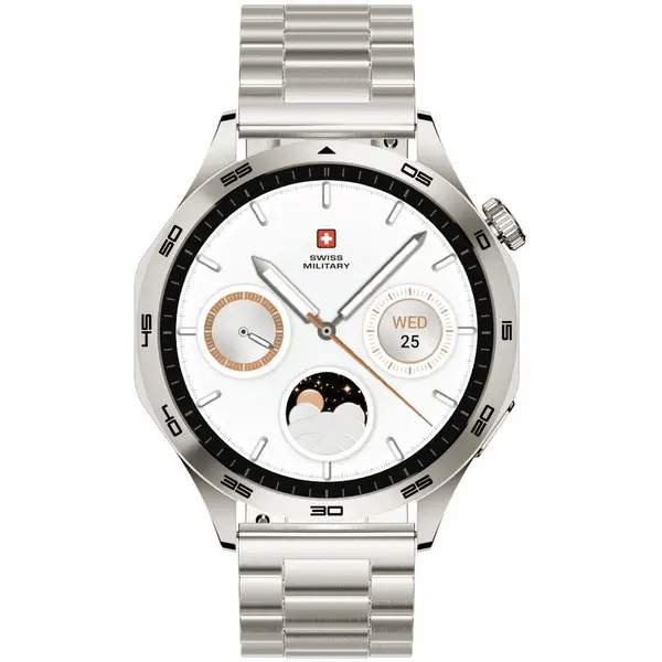 SWISS MILITARY SWISS INTERNATIONAL SMART WATCH GOLD METAL STRAP SM-WCH-INT-GLDFGMS thumbnail 2