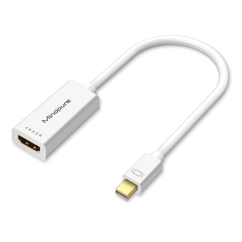 MINDPURE MINI DP TO HDMI CONVERTER 4KX2K WHITE LX10223 thumbnail 2