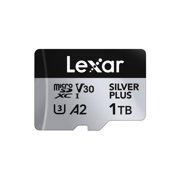 LEXAR PROFESSIONAL SILVER PLUS MICROSDXC UHS-I CARDS 205MB/S-1TB LMSSIPL001T-BNANG thumbnail 2